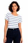 Blusa listra uno royal